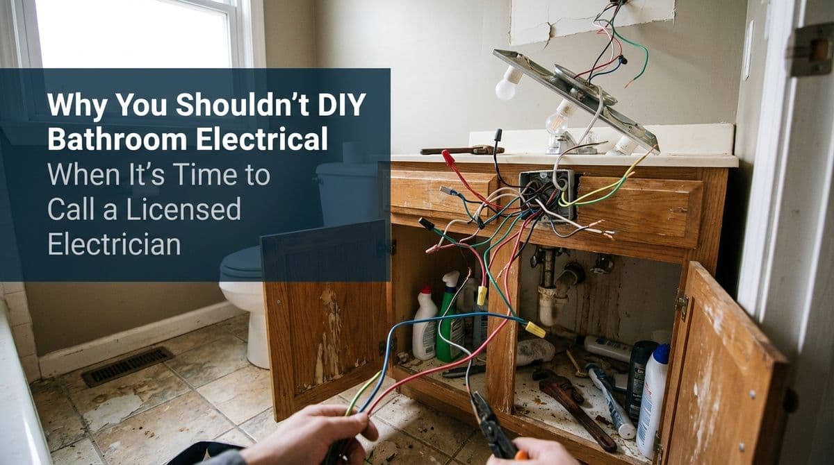 Featured post - Why You Shouldn’t DIY Bathroom Electrical in a Remodel